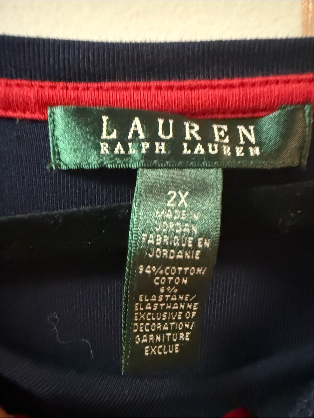 Ralph Lauren Navy Long-Sleeve Crew Tee - Picture 3 of 3
